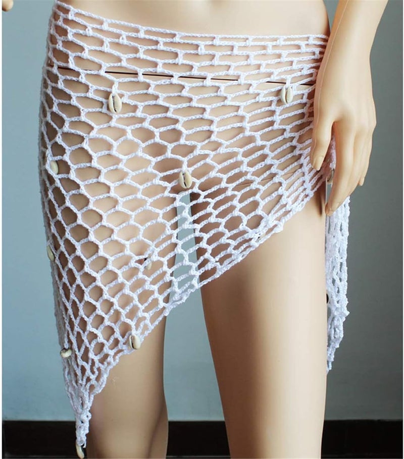 Ldcx Green Swimwear Cover Up Crochet Sarong,Sexy Fashion Beach Hand Crochet Shawl Capelet Fishnet Net Skirt.(SJJ42) - Image 5